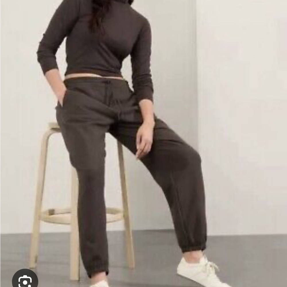 Athleta Easy Fleece Mid Rise Jogger Pants